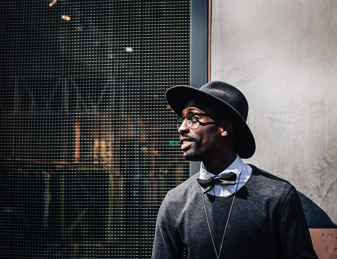 Canva - Man's Black Hat